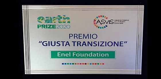 Earth Prize: assegnato a Enel Foundation il premio ASviS “Giusta transizione” 