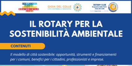 Il Rotary per il sostegno ambientale